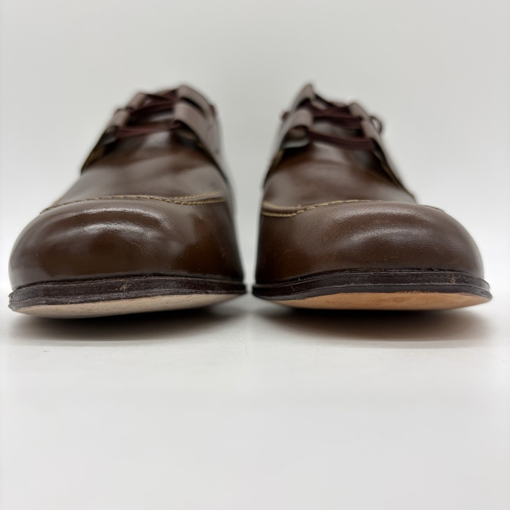 Vtg FSP Shoes Musebeck Womens 9 E/C Oxford Pumps Comfort Flex Brown Leather USA - Picture 10 of 13